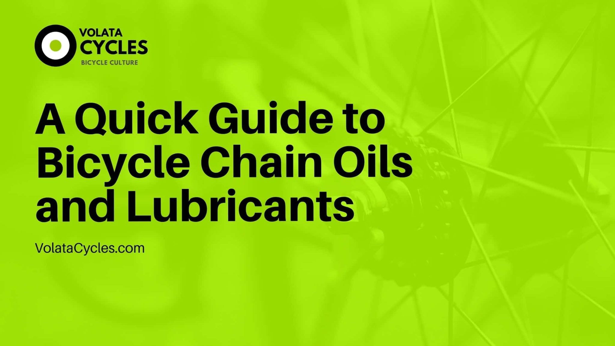 A Quick Guide To Bicycle Chain Oils And Lubricants