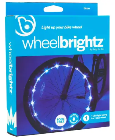 Best Lights for Mountain Biking at Night - Wheelbrightz LED Bicycle Wheel Lights