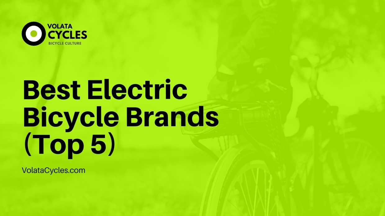 Best Electric Bicycle Brands (Top 5)