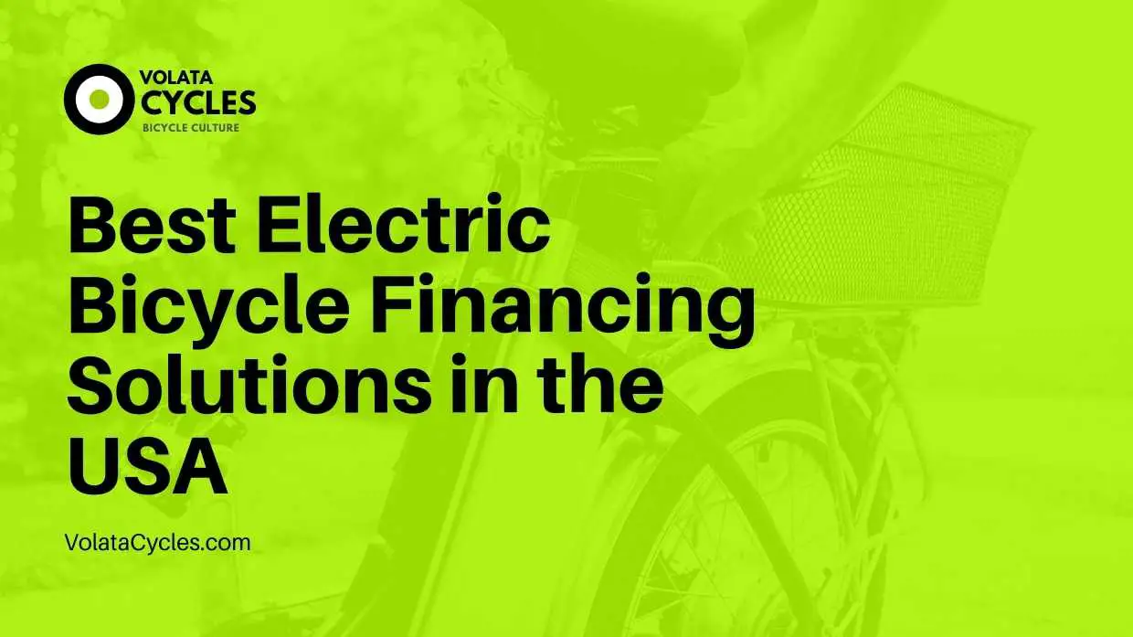 Electric Bicycle Financing