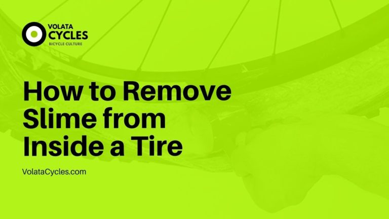 How to Remove Slime from Inside a Tire