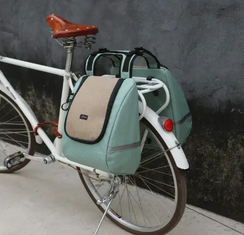 SIVENKE 8L Cooler Bike Trunk Bag Bicycle Panniers Water-Resistant Rack Rear Seat Carrier Pack Trunk Bike Bag Bike Rear Bag