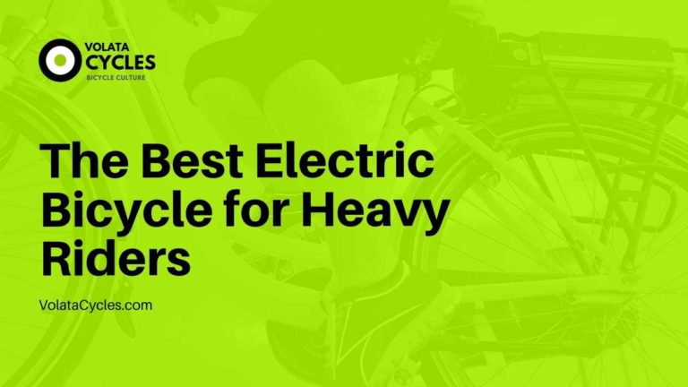 Electric Bicycle for Heavy Riders