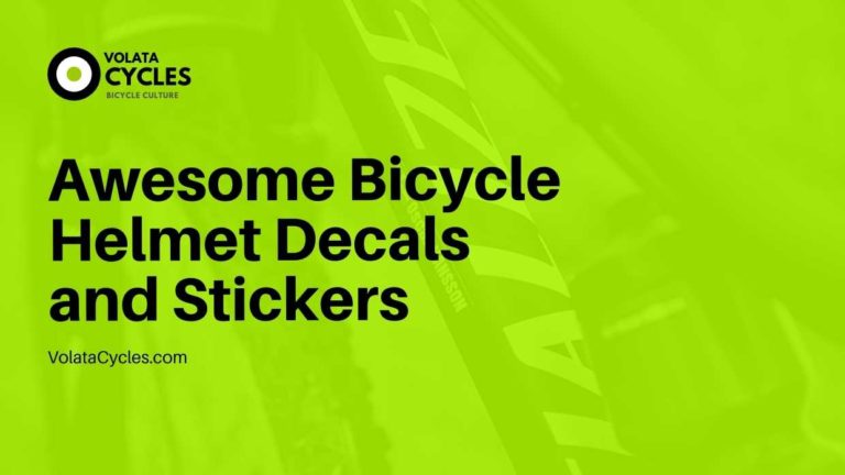Bicycle Helmet Decals