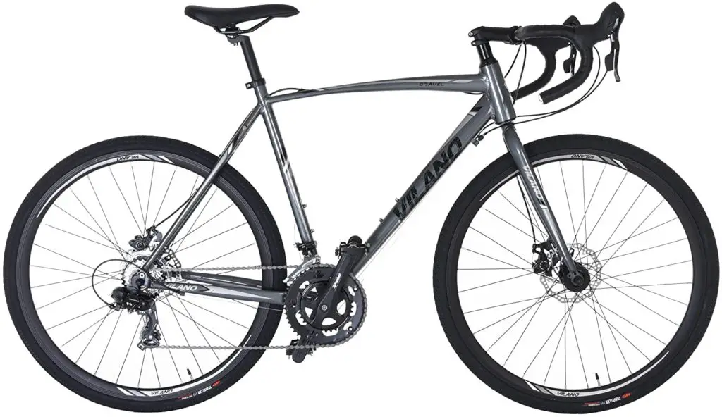Vilano Gravel Bike with Disc Brakes 14 Speeds Road and Trail Bicycle Drop Bars