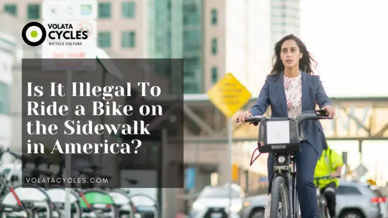 Is It Illegal To Ride Bike On Sidewalk in America