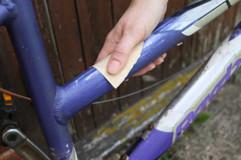 How To Paint A Bike Without Taking It Apart