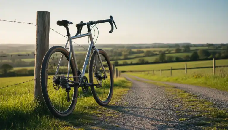 Windsor Rover 2.0 gravel bike on a scenic gravel path